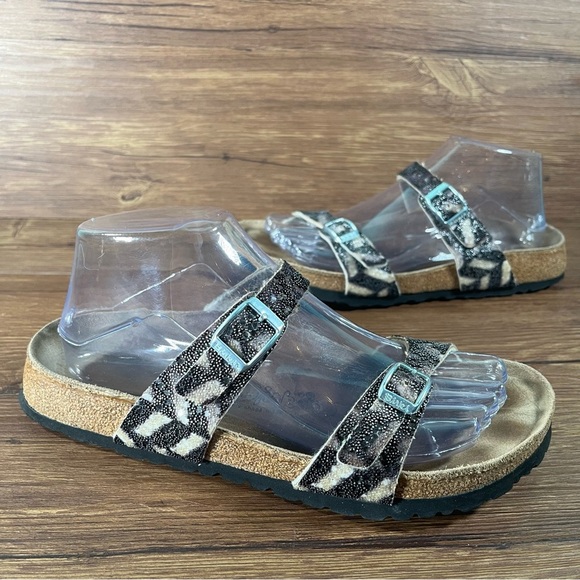 Birkenstock BIRKI’S Tahiti Sandals Shoes Women’s Size 7 (38) Slides - Picture 11 of 11